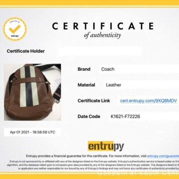 Coach Charles Varsity leather small backpack. - Picture 6 of 6